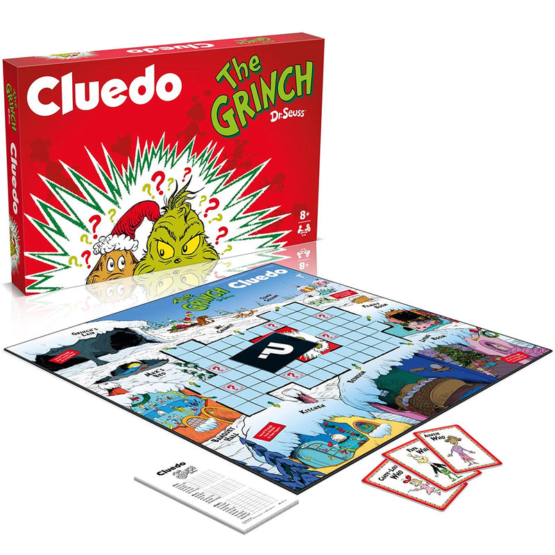 Winning Moves - The Grinch Cluedo mysteriebrætspil
