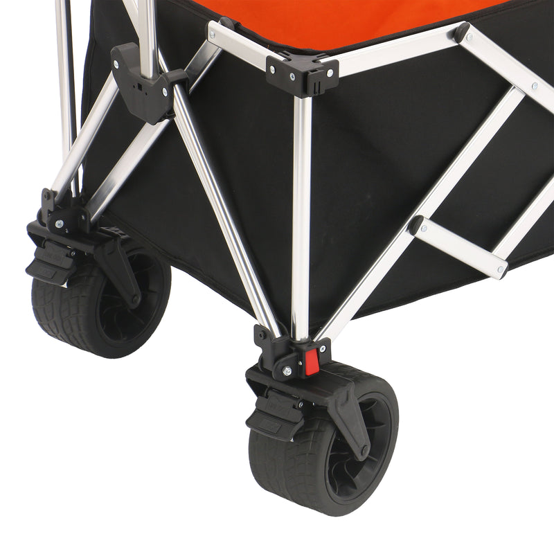 AXI SB151 sammenklappelig Strandvogn Aluminium - Sort/orange