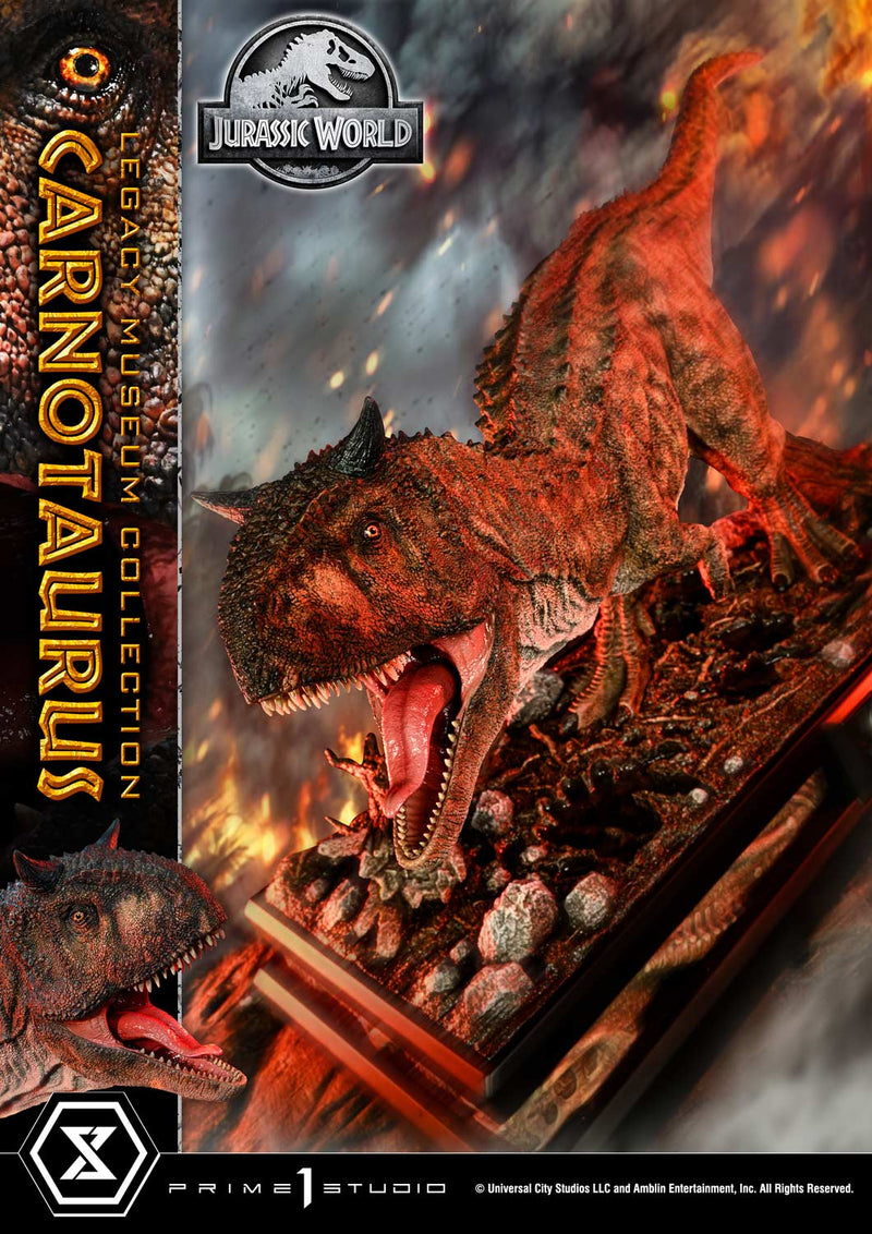 Prime 1 Studio Legacy Museum Collection Jurassic World: Fallen Kingdom (Film) Carnotaurus 1/15-skala Deluxe