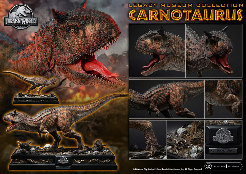Prime 1 Studio Legacy Museum Collection Jurassic World: Fallen Kingdom (Film) Carnotaurus 1/15-skala