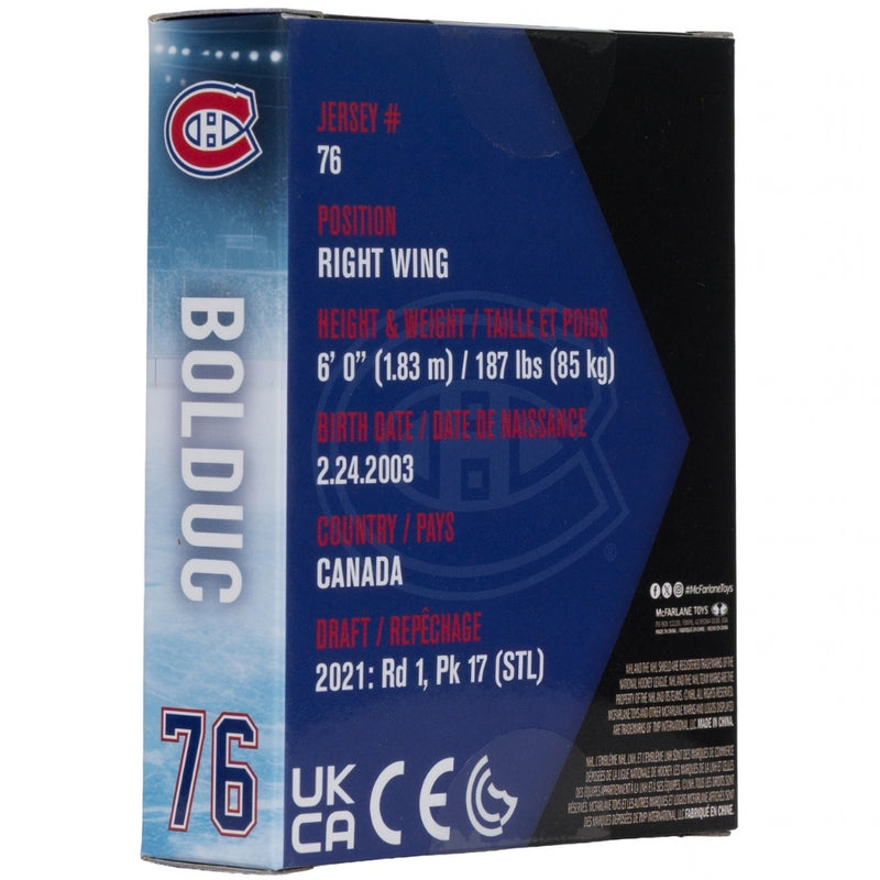 NHL Zachary Bolduc (Montreal Canadiens) Construct-a-Figure McFarlane Toys
