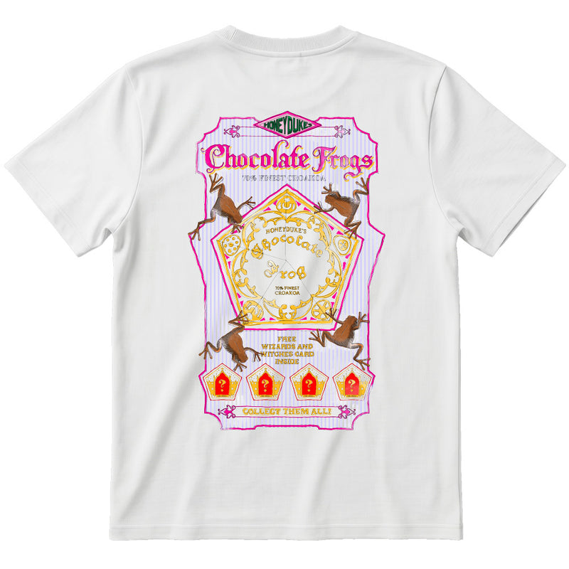 Harry Potter T-shirt - Chocolate Frog, hvid