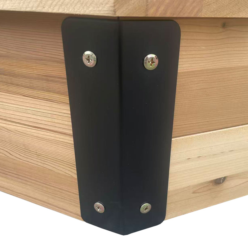 AXI Onno XL Sandkasse 150 x 150 cm ottekantet - Brun/Antracit