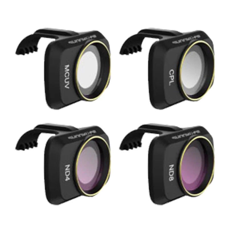 Sunnylife sæt med 4 filtre CPL ND 4/8 UV til DJI Mini 2 (MM-FI9257)