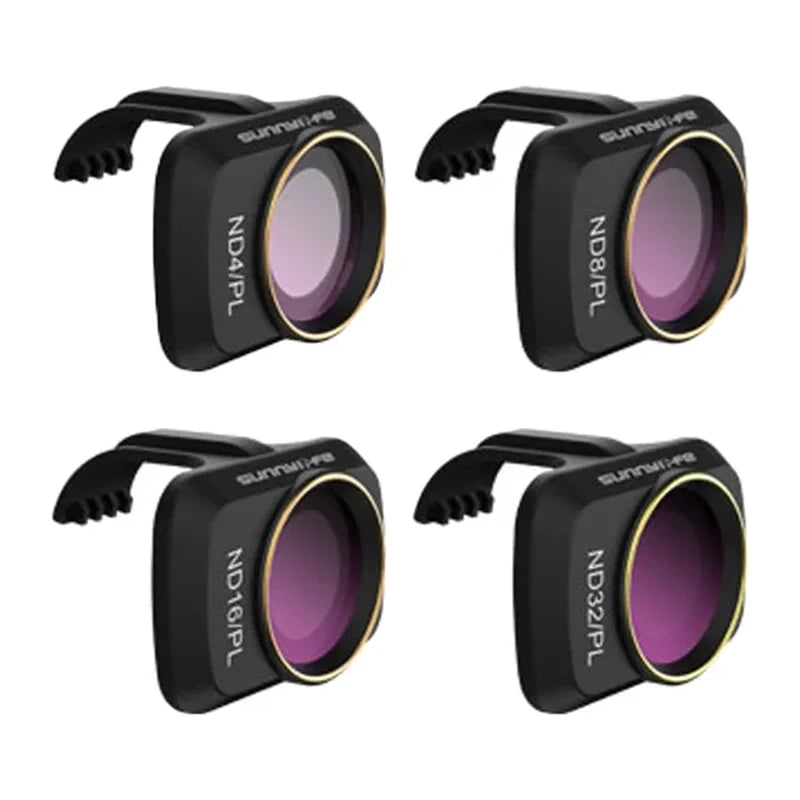 Sunnylife sæt med 4 ND-PL-filtre 4/8/16/32 til DJI Mini 2 SE / Mini 2 (MM-FI9255)