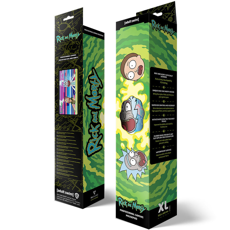Rick and Morty musemåtte Glitched, XL