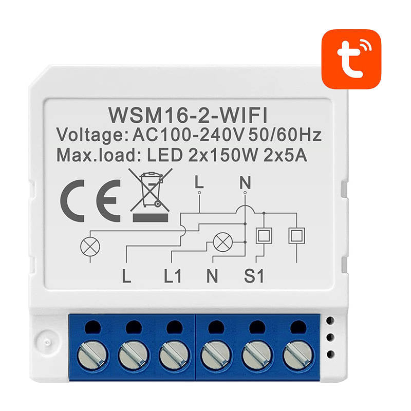 Avatto WSM16-W2 smart WiFi-kontaktmodul TUYA