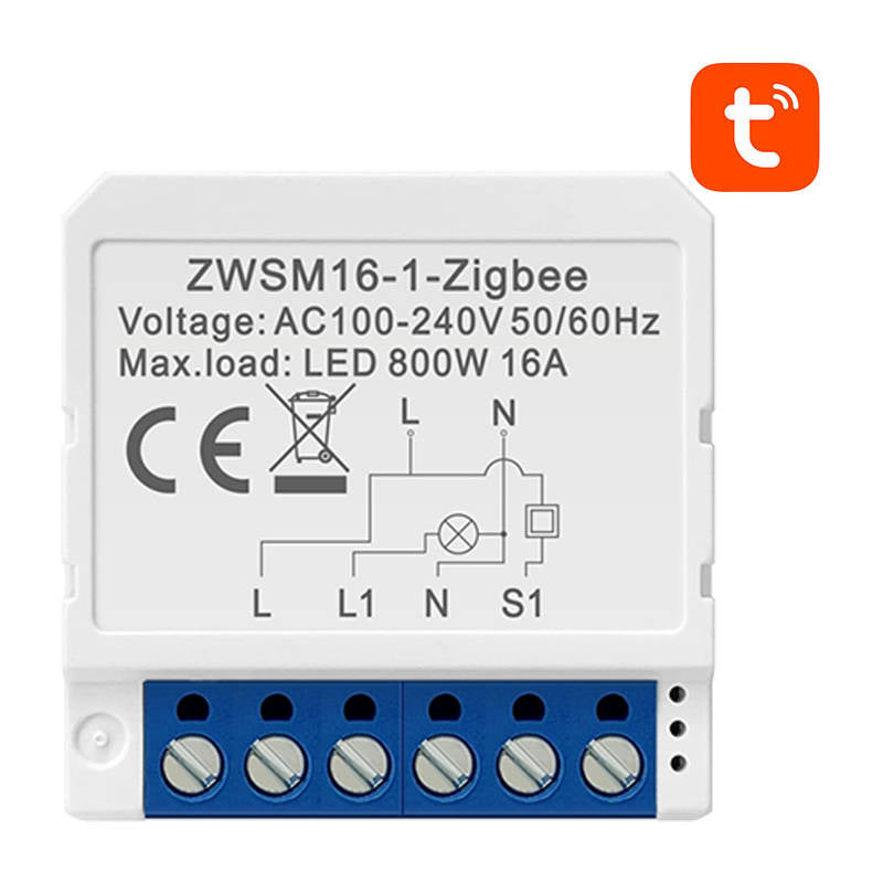 Avatto ZWSM16-W1 smart ZigBee-kontaktmodul TUYA