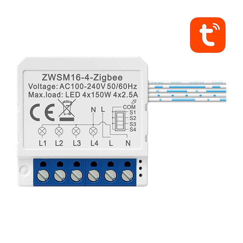 Avatto ZWSM16-W4 smart ZigBee-kontaktmodul TUYA