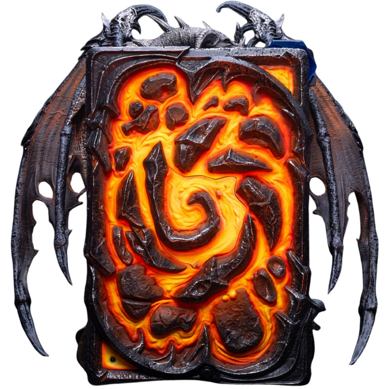 Blizzard Hearthstone Deathwing kunstramme med statue