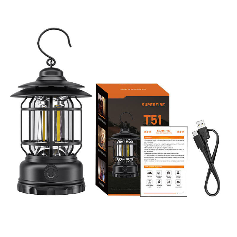 Superfire T51 campinglanterne, USB-C