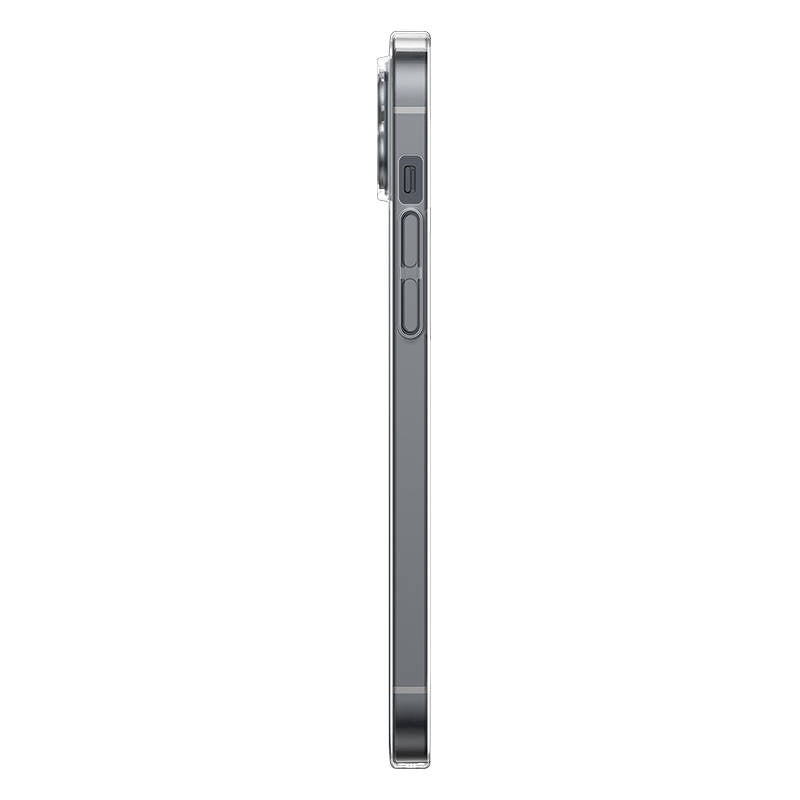 Baseus Magnetic Crystal Clear mobilcover til iPhone 13 (gennemsigtig) med skærmbeskyttelse i hærdet glas og rensesæt