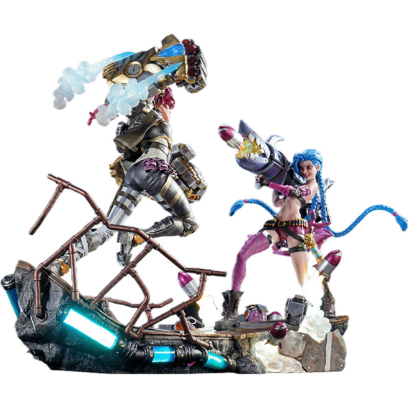 PureArts League of Legends - Jinx & Vi statuesæt skala 1/6