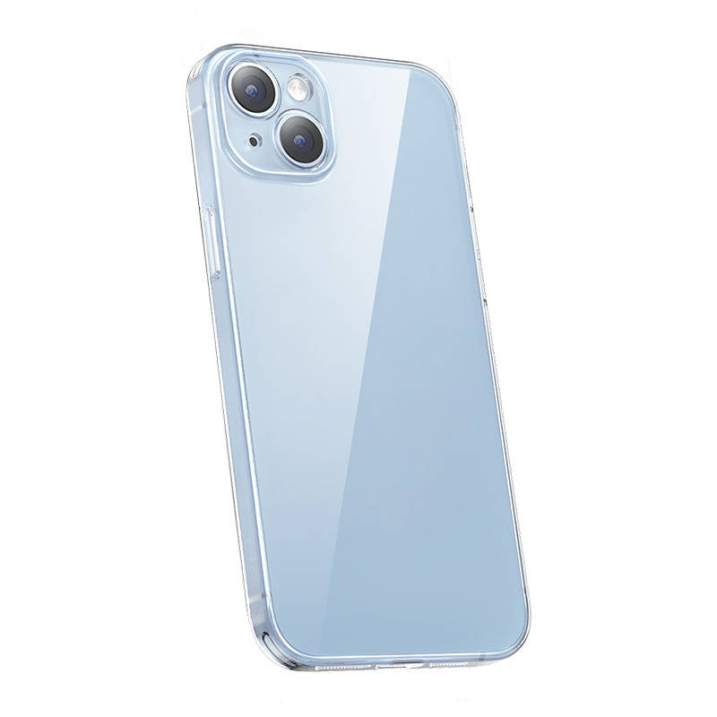 Baseus Corning sæt med gennemsigtigt cover og hærdet glas til iPhone 14 Plus