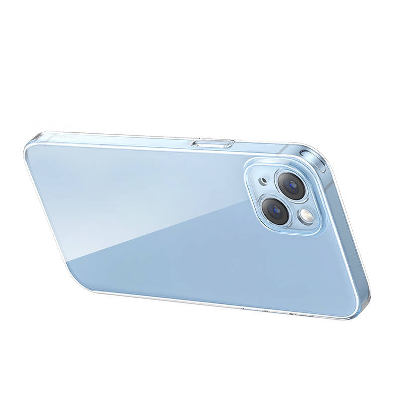 Baseus Corning sæt med gennemsigtigt cover og hærdet glas til iPhone 14 Plus