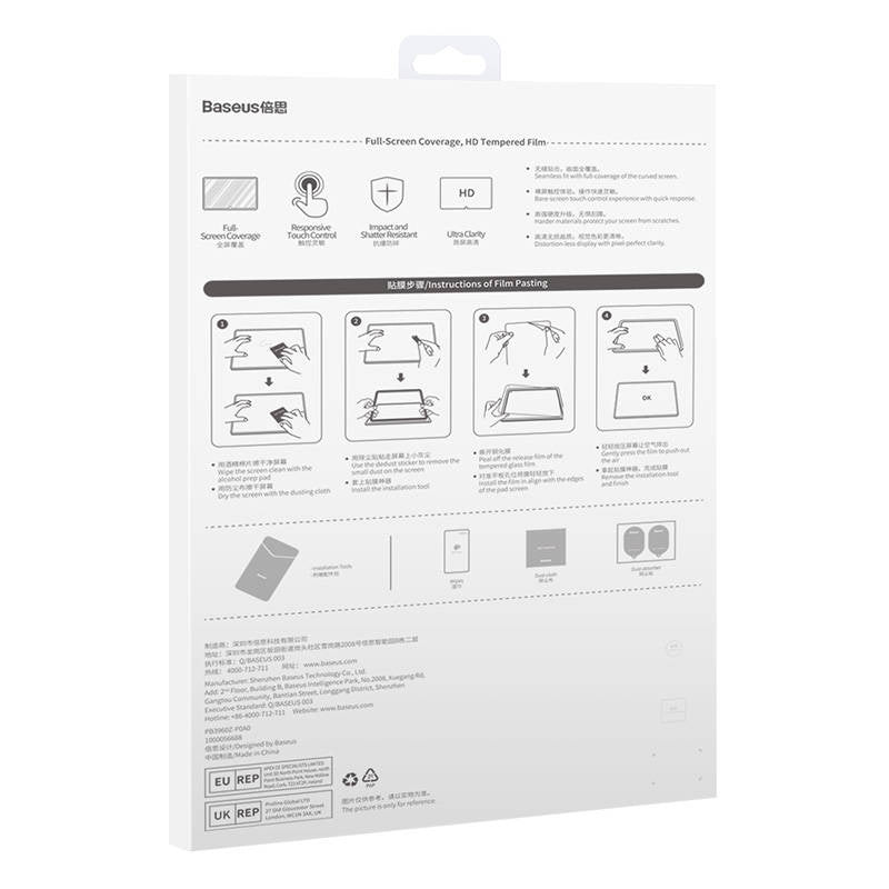 Baseus Crystal hærdet glas 0.3mm til Huawei MatePad Pro 11 tommer tablet