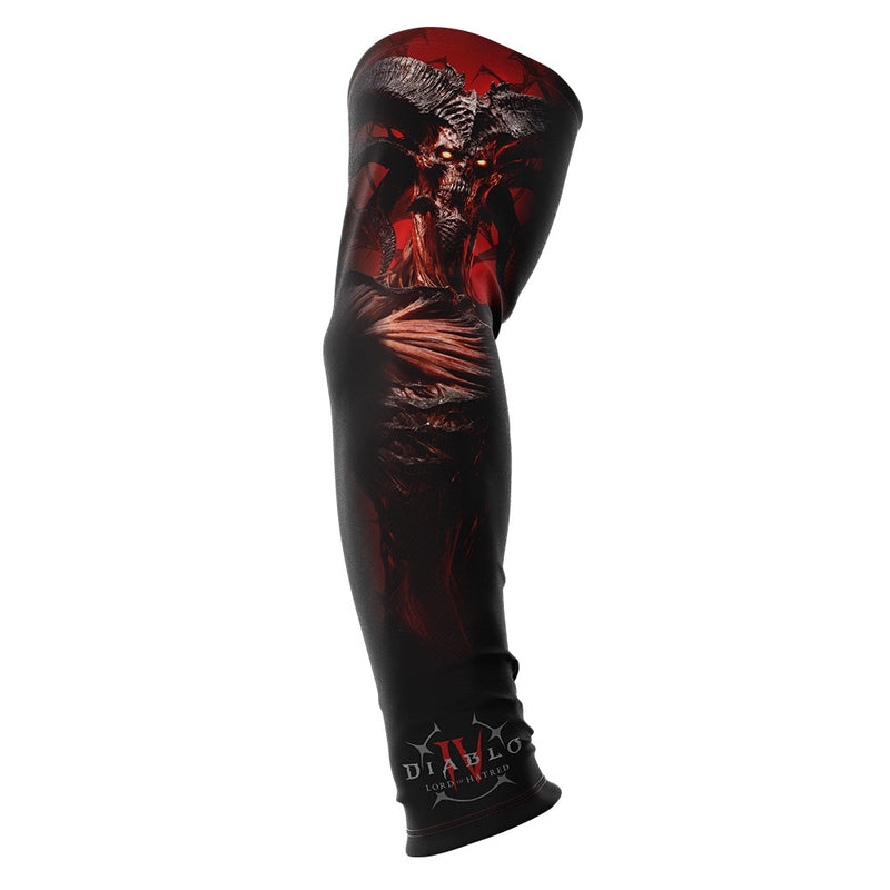 Diablo 4 sømløst gaming-armærme - Lord of Hatred Mephisto, sort