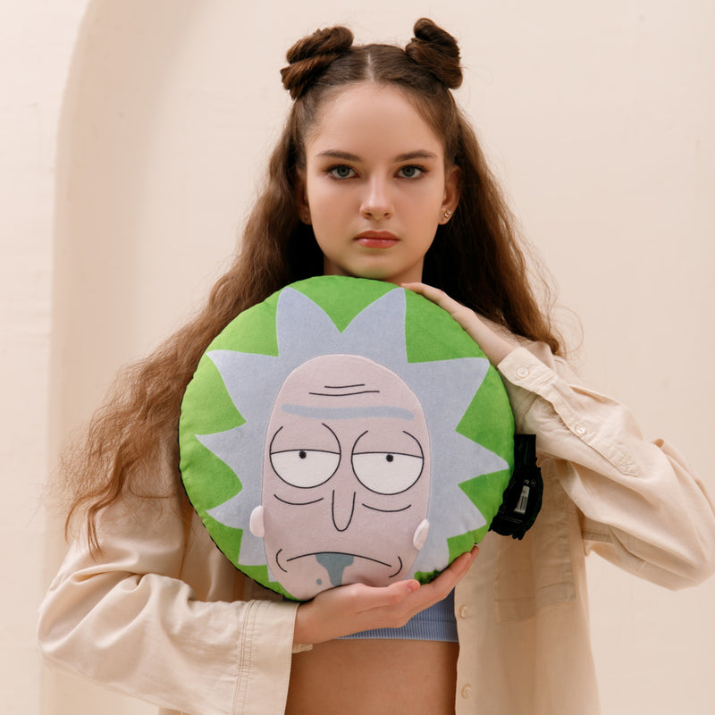 Plyspude RICK AND MORTY Ricks ansigt 36 cm