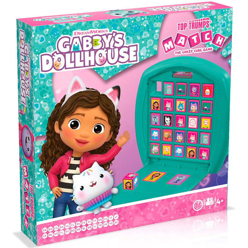 Winning Moves Top Trumps Match (ny udgave) Gabby's Dollhouse (flersproget)