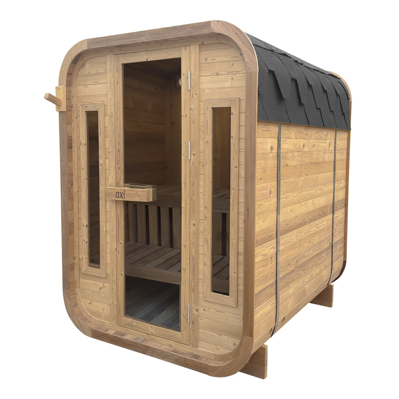 AXI Kubus Udendørs Sauna Thermowood 2-4 Personer - ekskl. Saunaovn