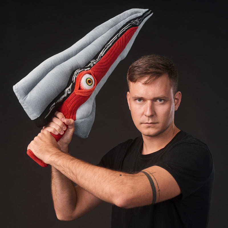 Plysvåben SOULCALIBUR Soul Edge sværd (i farveæske) 81 cm