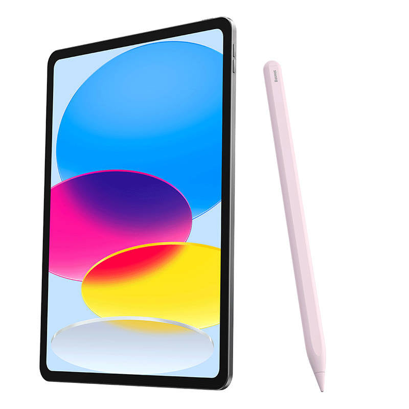 Baseus Smooth Writing styluspen med trådløs opladning til telefon / tablet (lyserød)