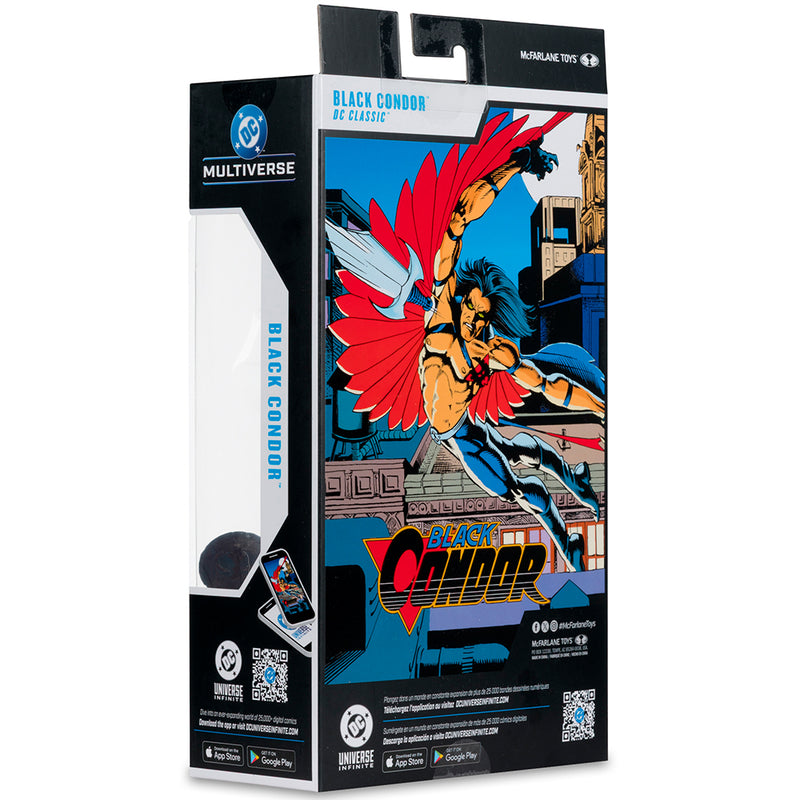 DC Multiverse Black Condor (DC Classic) 7 tommer actionfigur McFarlane Toys Red Platinum Edition