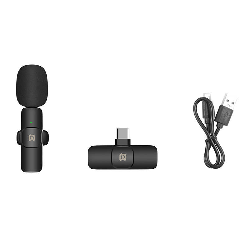 Puluz PU3151B trådløs slipsmikrofon USB-C