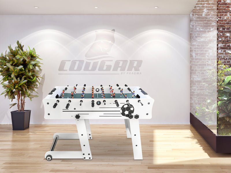 Cougar Scorpion Kick sammenklappeligt Fodboldbord - Hvid