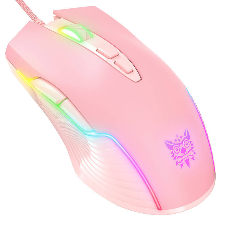 ONIKUMA CW905 gamingmus lyserød