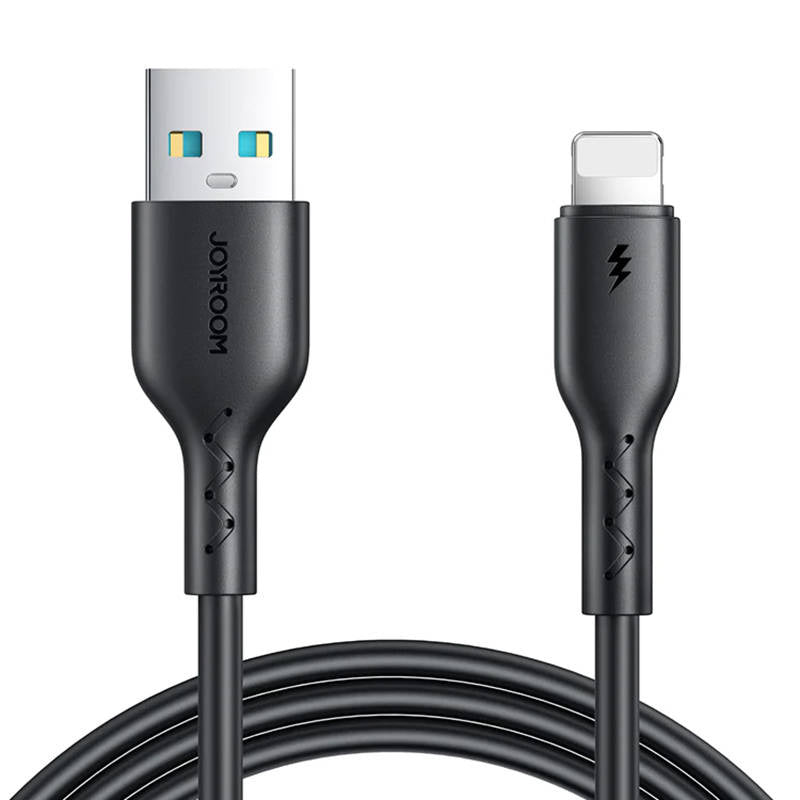 Joyroom SA26-AL3 Flash Charge kabel USB til Lightning / 3A / 1m (sort)