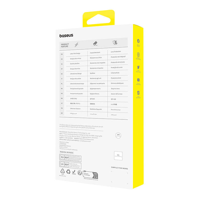 Baseus OS-Lucent Series mobilcover til iPhone 15 ProMax (gennemsigtig)