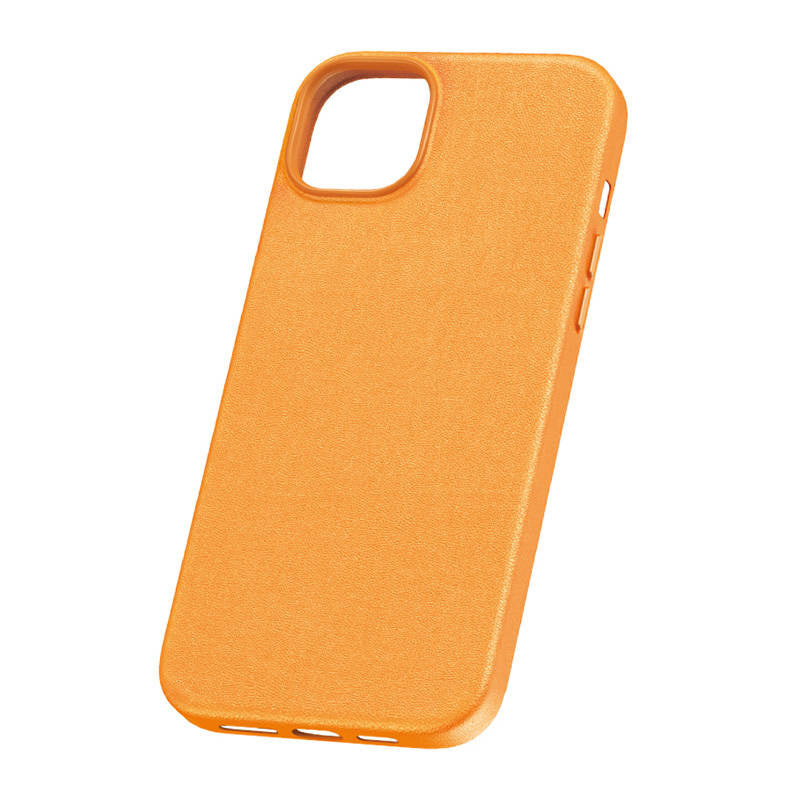 Baseus Fauxther Series mobilcover til iPhone 15 Plus (orange)