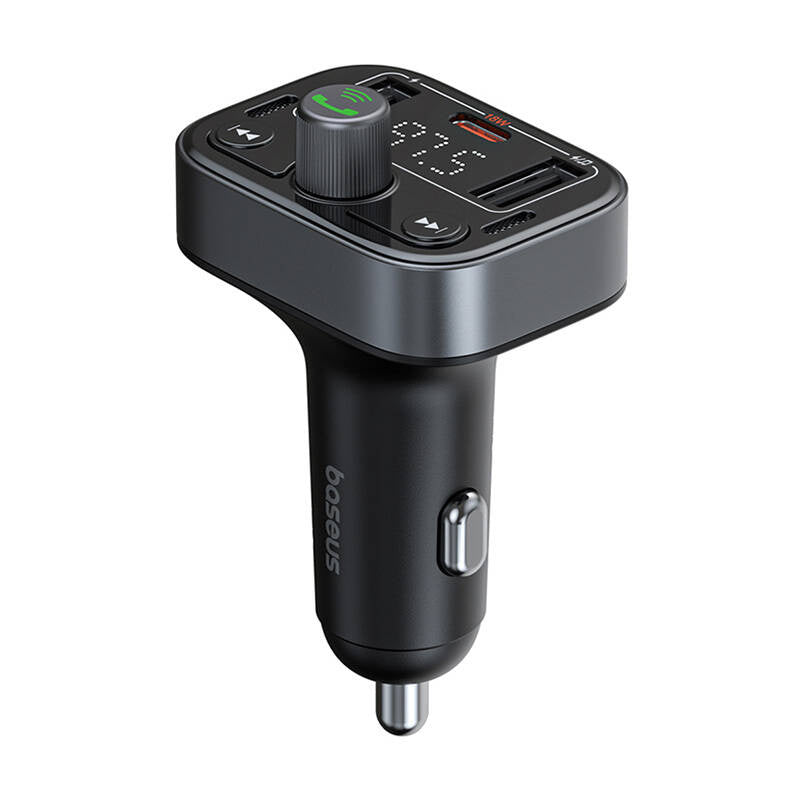 Baseus S-09 Pro FM-sender, Bluetooth (sort)