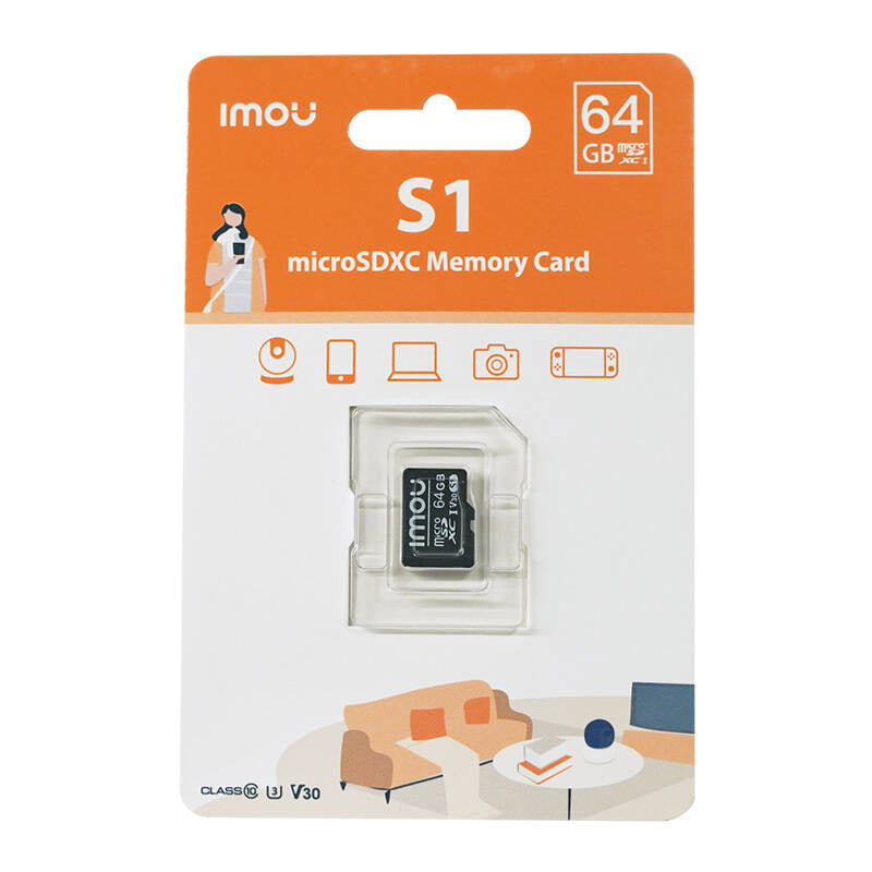 Imou microSD-hukommelseskort (UHS-I, SDXC, 10/U3/V30, 95/38)
