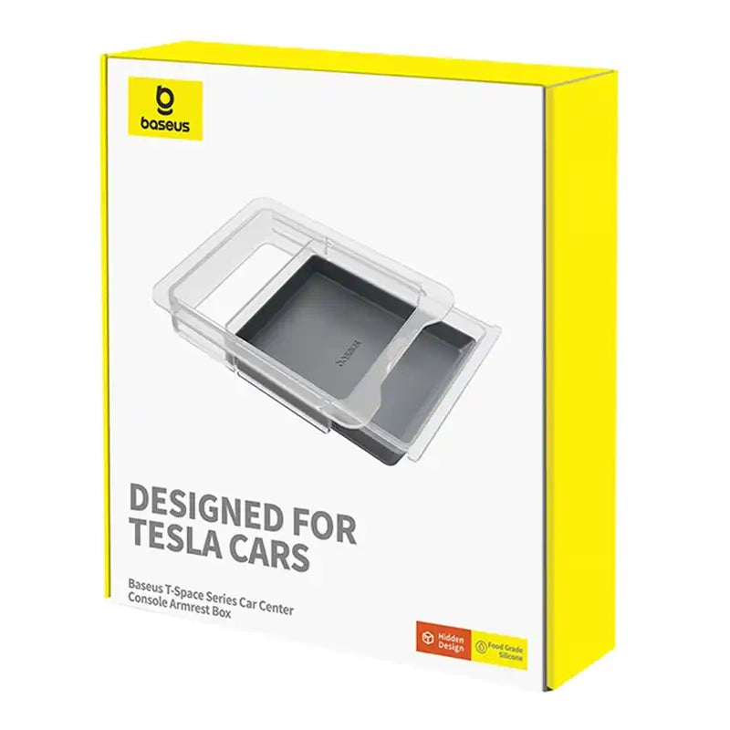 Baseus opbevaringsboks til Tesla (grå)