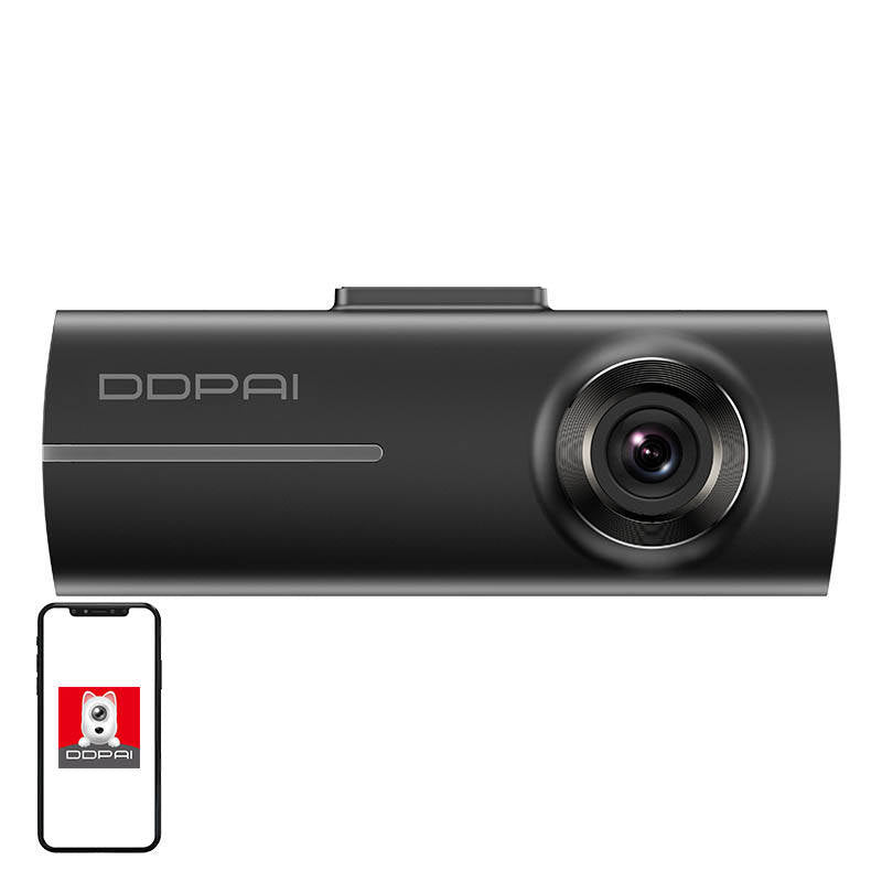 DDPAI N1 Dual dashcam WiFi 1296p + bagkamera 1080p
