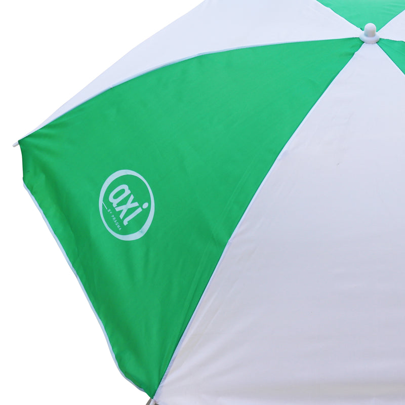 AXI Parasol Ø125 cm - Grøn/Hvid