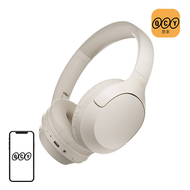 QCY H2 PRO trådløse hovedtelefoner (hvid)