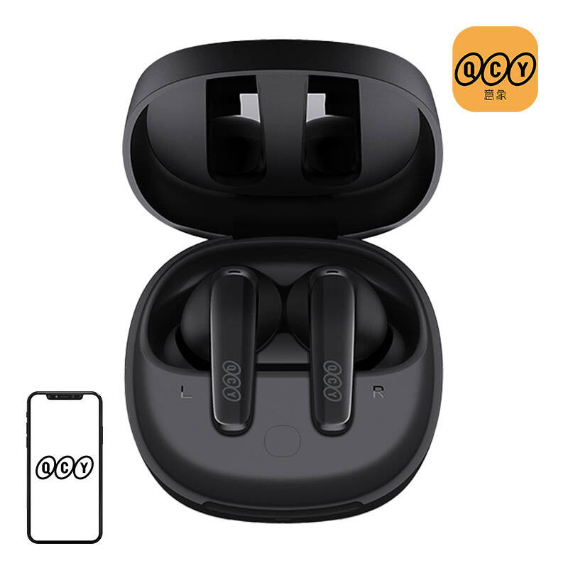 QCY T13x trådløse TWS-øretelefoner (sort)