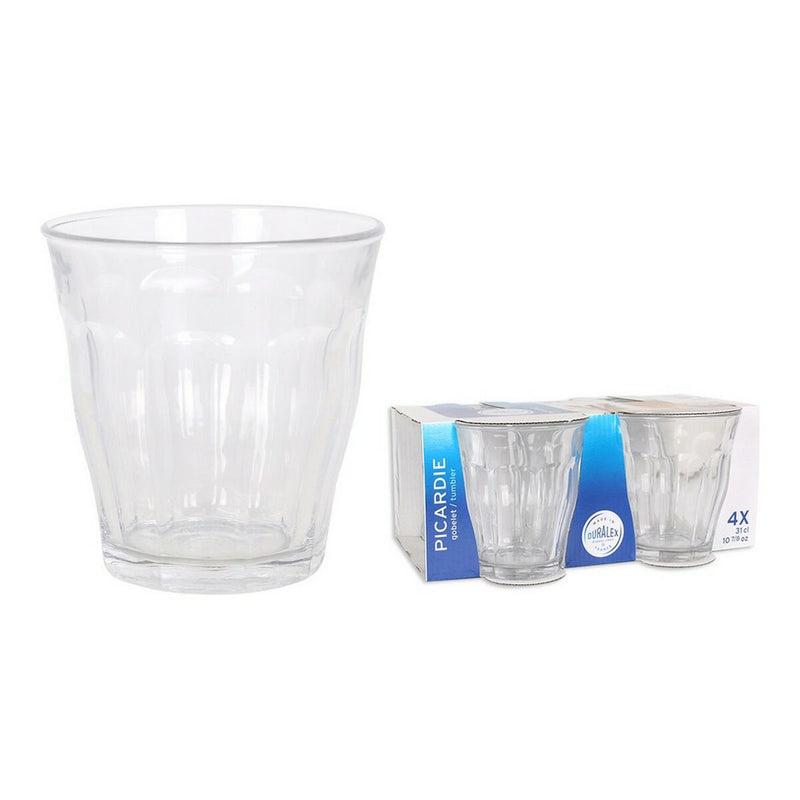 Glassæt Duralex DXT01213 Krystal 310 ml Gennemsigtig 4 Dele (4 enheder)