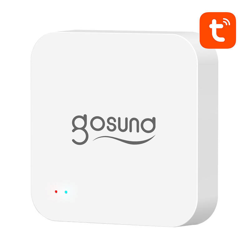 Gosund G2 smart Bluetooth BLE, WiFi Mesh-gateway med alarm Tuya