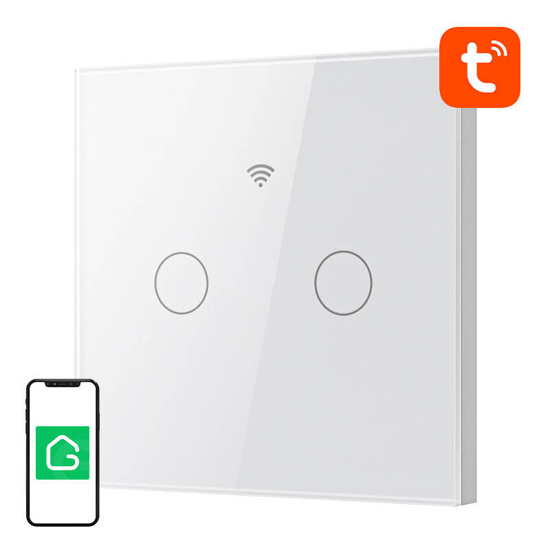 Gosund SLS2 smart WiFi-berøringslyskontakt (valgfri N, dobbelt) Tuya