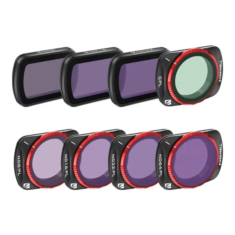 Freewell sæt med 8 filtre til DJI Osmo Pocket 3