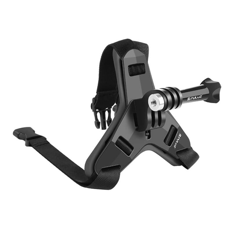 PULUZ hageholder til hjelm til actionkameraer (inkl. X5 / X4, Osmo Action 5 Pro) PU579B