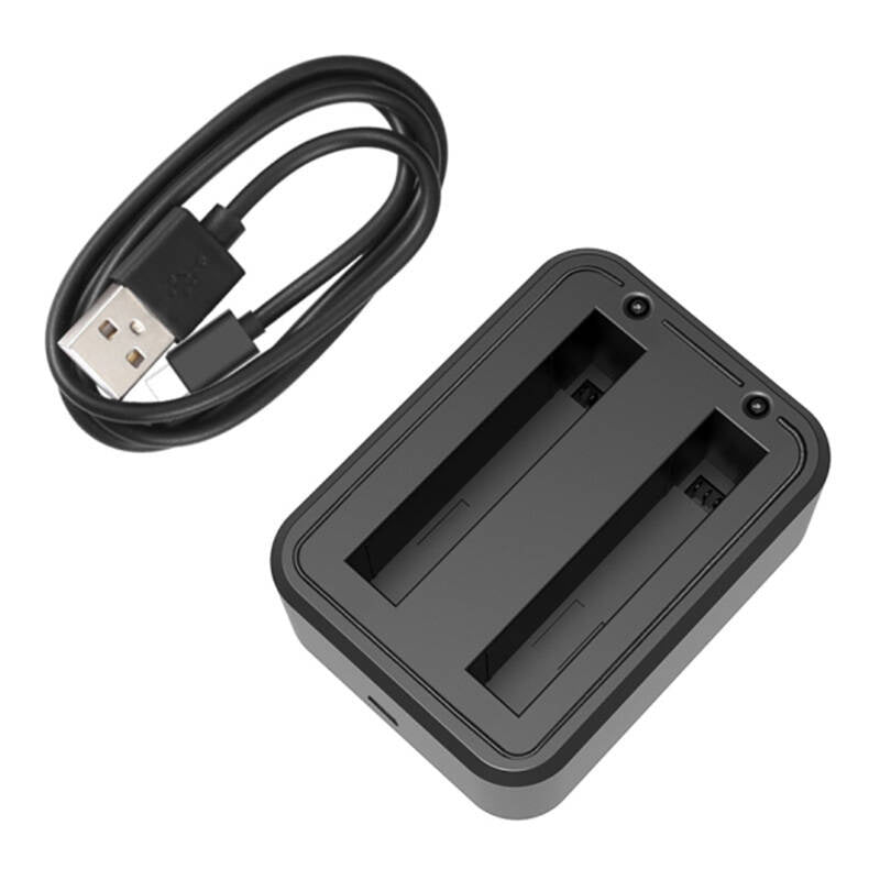 PULUZ USB-lader til to batterier til Insta360 X3