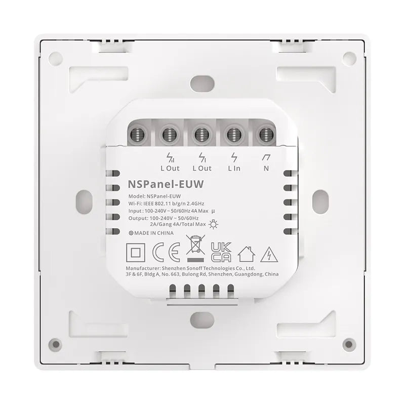 Sonoff NSPanel smart scene-vægkontakt WiFi (hvid)