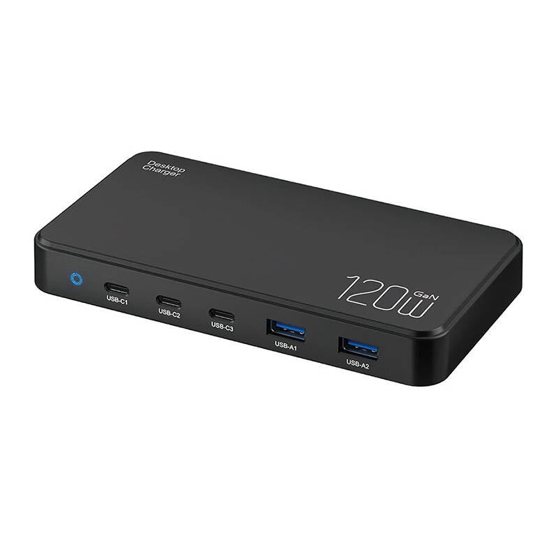 Blitzwolf BW-i100 5-i-1 ladestation 120W