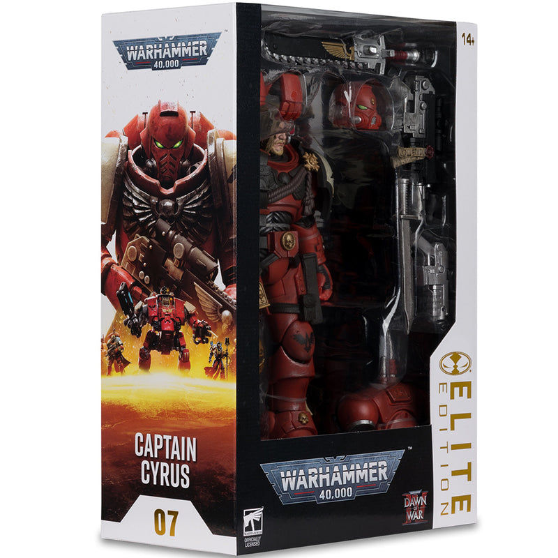 Warhammer 40,000 Captain Cyrus (Dawn of War 4) 7 tommer deluxe actionfigur McFarlane Elite Edition #7