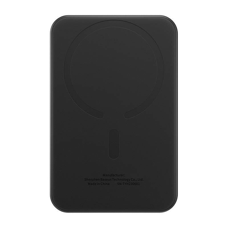 Baseus magnetisk mini-powerbank 5000 mAh, USB-C 20 W (sort)